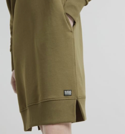 Rochie tip hanorac G-Star Raw Chroma Graphic, Antic Green [1]