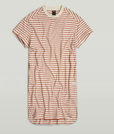 Rochii - Rochie Tip Tricou G-Star RAW Striped Loose