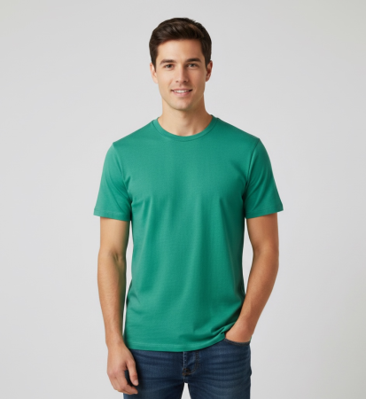 Tricou Bărbați Pier One Verde-Mentă – Confort Minimalist și Stil Casual Premium [1]