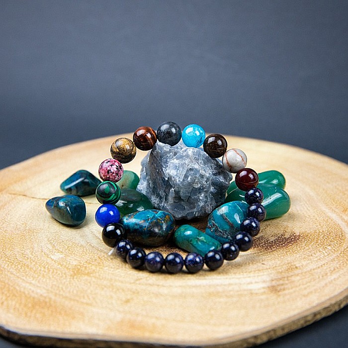 Bratara ”8 PLANETS” cu Margele din Pietre Naturale Semnificand Planetele Galaxiei [3]