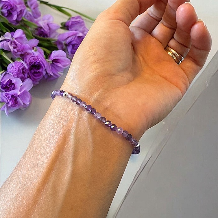 Bratara Ametist femei Sonia cu accesorii din argint 925 [3]