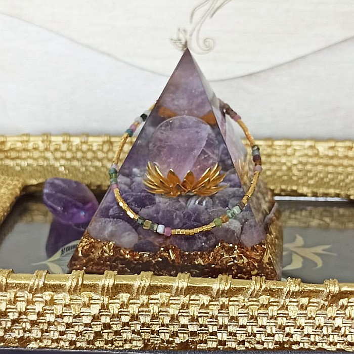 Bratara Boho din cristale de Turmalina multicolor [10]