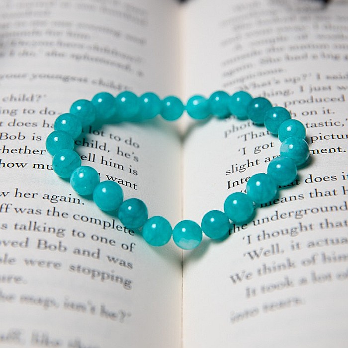 Bratara Barbati Pietre Semipretioase de Amazonit, “Arnav”, Margele de 8 mm [4]