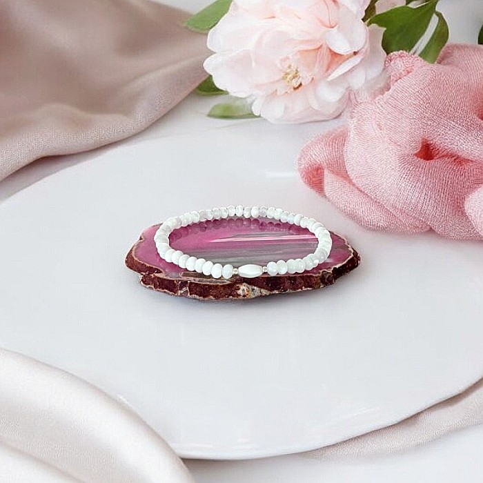 Bratara dama Carolina din sidef de scoica cu accesorii din argint 925 [1]