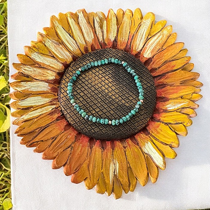 Bratara dama din Jad Turcoaz Livia cu accesorii din argint 925 [3]