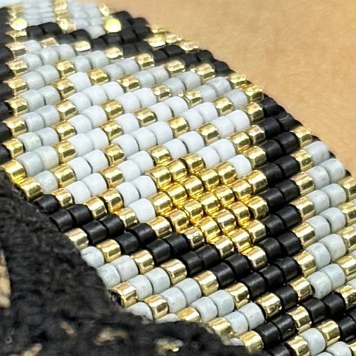 Bratara dama handmade din margele Miyuki, impletita Felippa [6]