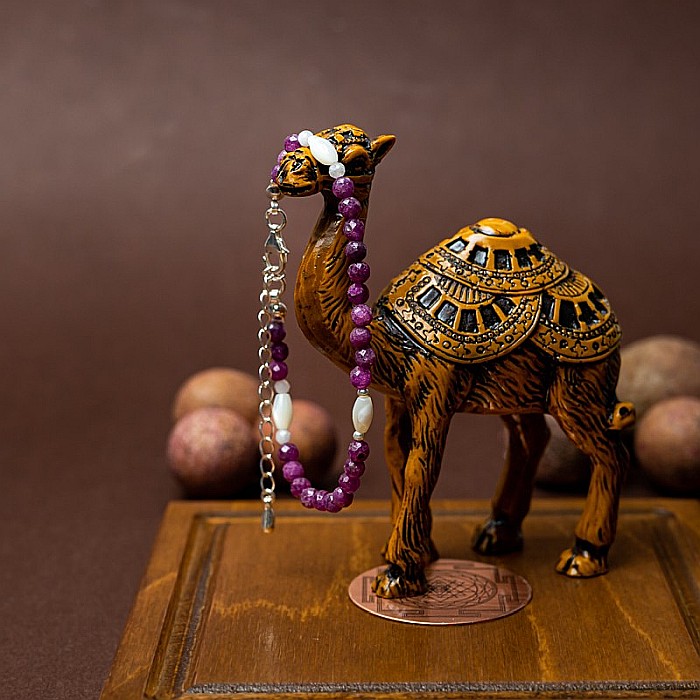 Bratara dama Naveen din pietre naturale de Rubin cu sistem de inchidere din argint 925 [5]