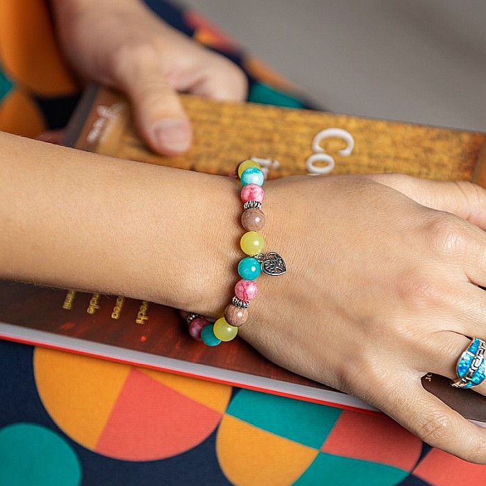 Bratara dama pietre semipretioase Leila, margele de 8 mm [2]