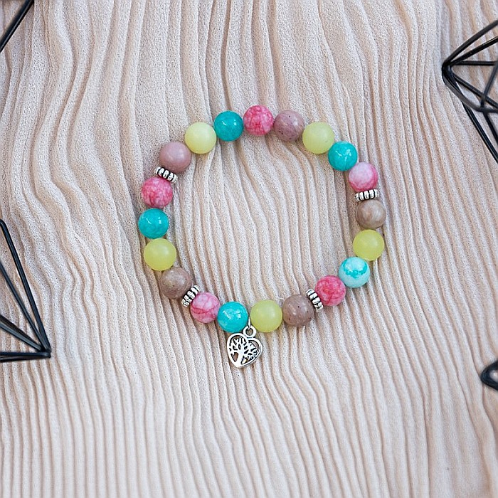 Bratara dama pietre semipretioase Leila, margele de 8 mm [5]