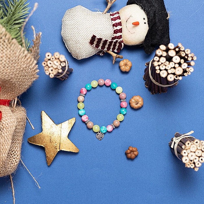 Bratara dama pietre semipretioase Leila, margele de 8 mm [7]