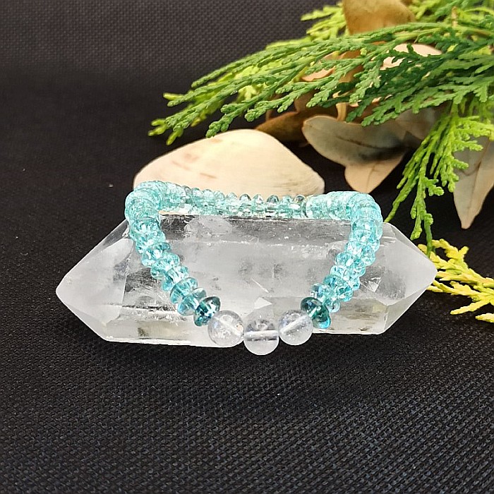 Bratara dama Yohana cu cristale de cuart transparent [6]