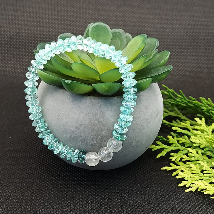 Bratara dama Yohana cu cristale de cuart transparent [4]