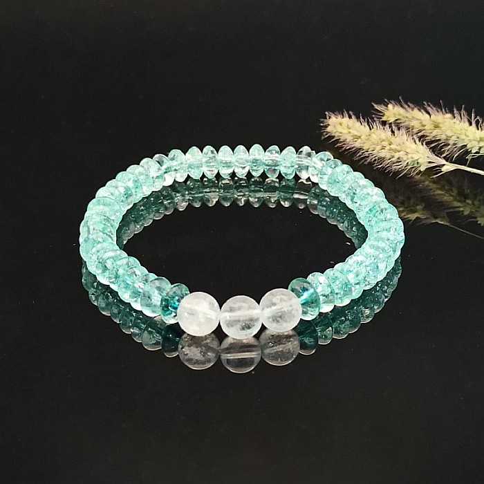 Bratara dama Yohana cu cristale de cuart transparent [3]