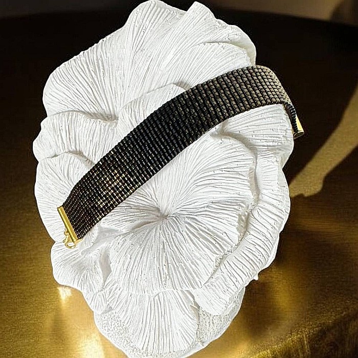 Bratara eleganta dama realizata manual din margele miyuki, Tiara [7]