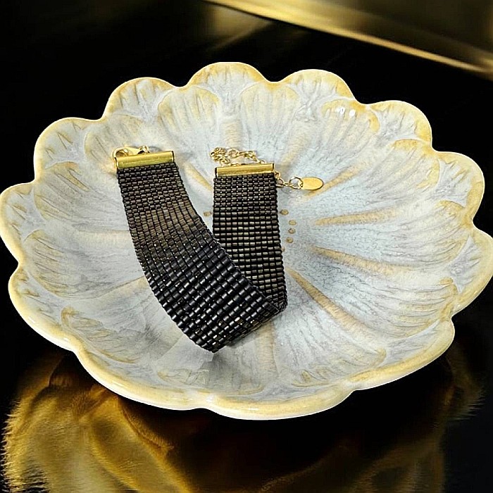 Bratara eleganta dama realizata manual din margele miyuki, Tiara [6]