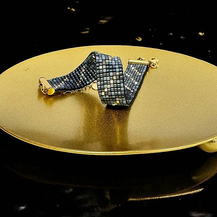 Bratara eleganta handmade pentru femei din margele miyuki, Ansel [1]