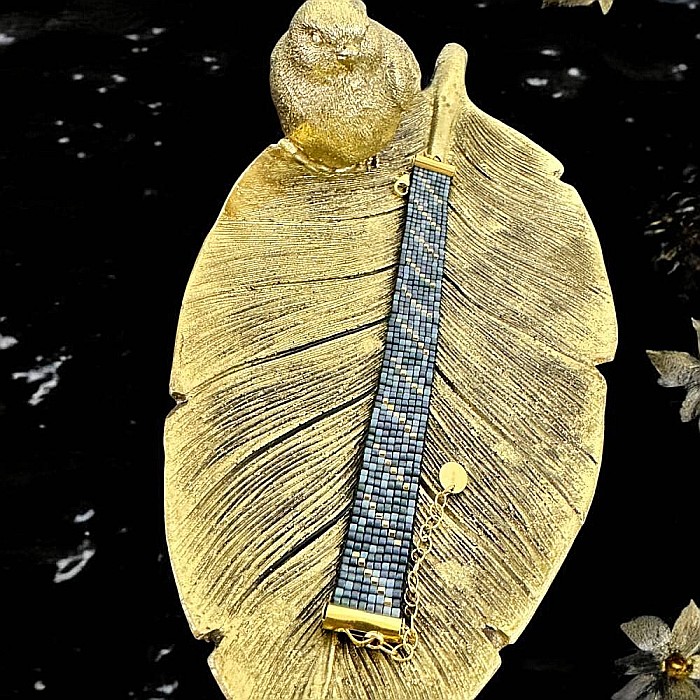 Bratara eleganta handmade pentru femei din margele miyuki, Ansel [3]