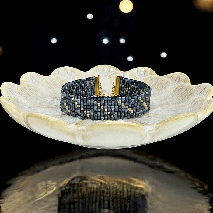 Bratara eleganta handmade pentru femei din margele miyuki, Ansel [5]