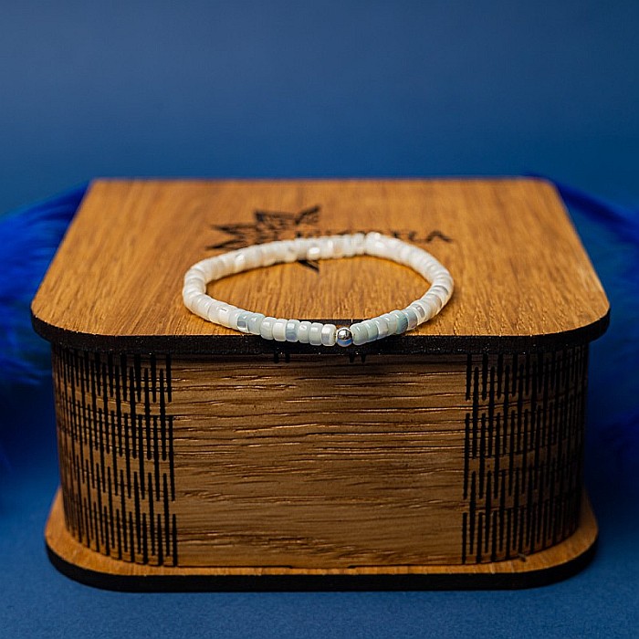 Bratara Femei Tanya din sidef de scoici, accesoriu din argint 925 [10]