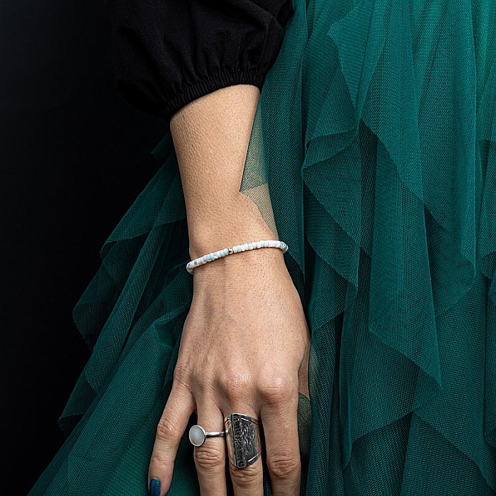 Bratara Femei Tanya din sidef de scoici, accesoriu din argint 925 [1]