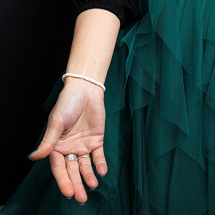 Bratara Femei Tanya din sidef de scoici, accesoriu din argint 925 [11]