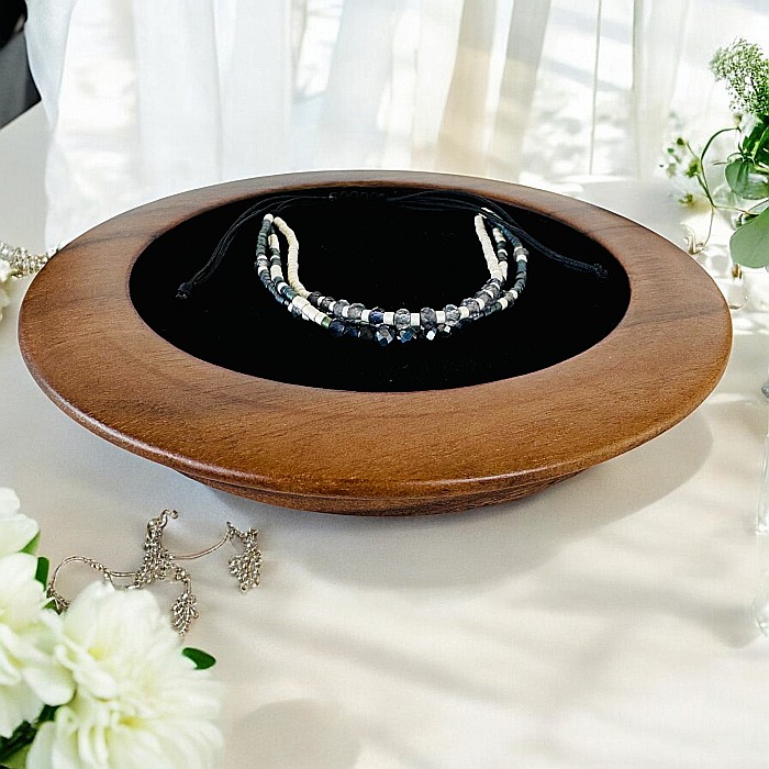 Bratara handmade snur, 3 straturi din Miyuki, Iolit si Hematit [7]