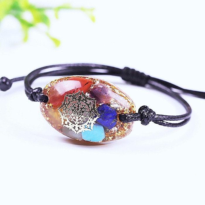 WOW! Bratara orgonica 7 Chakre ajustabila cu snur Mirai [3]