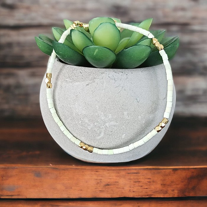 Bratara Tashi din cristale naturale de Jad [7]