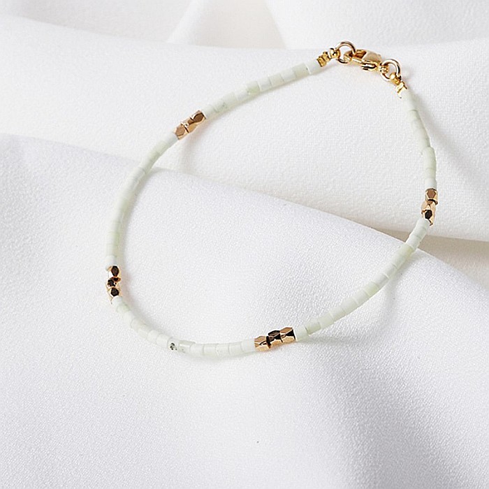 Bratara Tashi din cristale naturale de Jad [3]