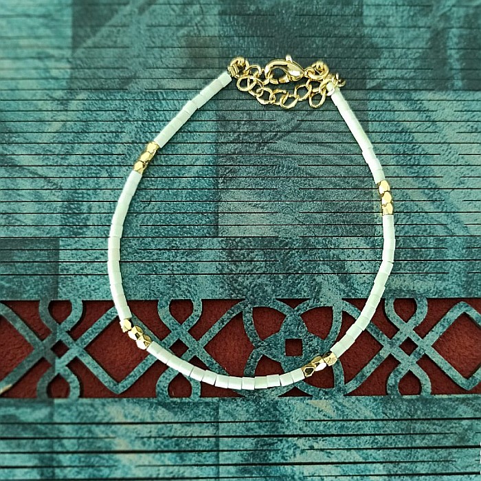 Bratara Tashi din cristale naturale de Jad [4]