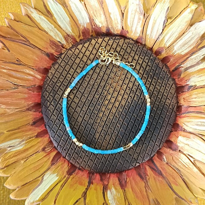 Bratara Tashi din cristale naturale de Kianit [4]