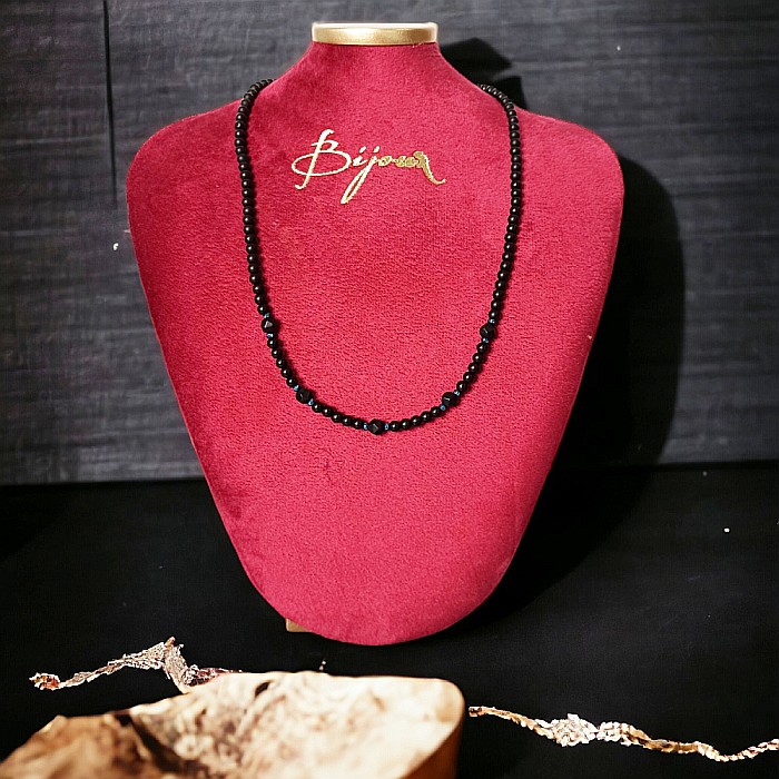 Colier barbati Eran din margele de Onix mat si hematit cu inchidere magnetica [4]