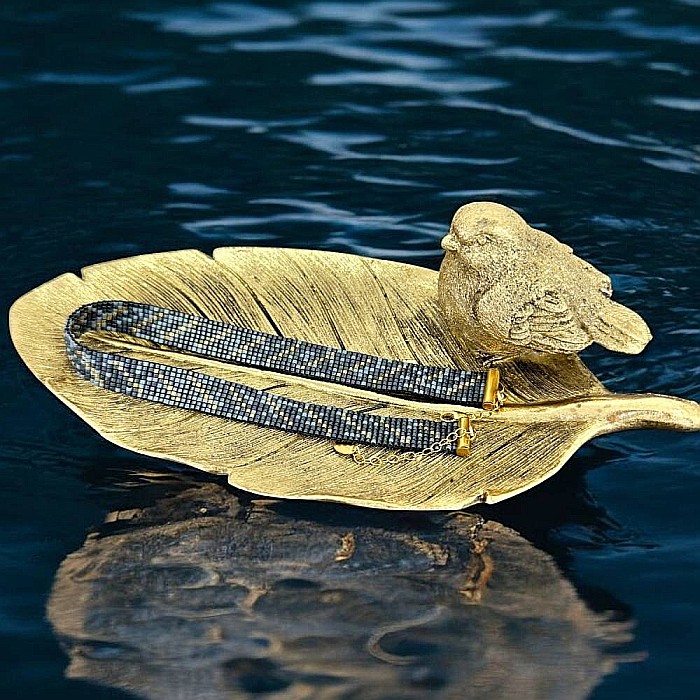 Colier choker elegant handmade din margele miyuki Ansel [3]