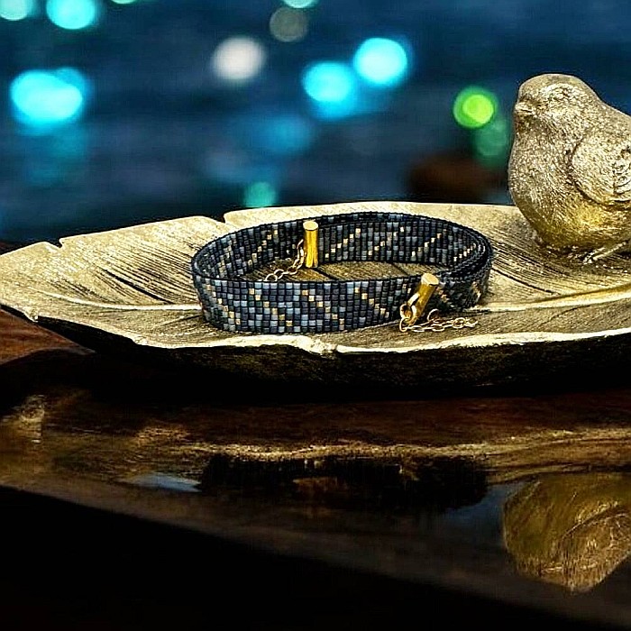 Colier choker elegant handmade din margele miyuki Ansel [5]