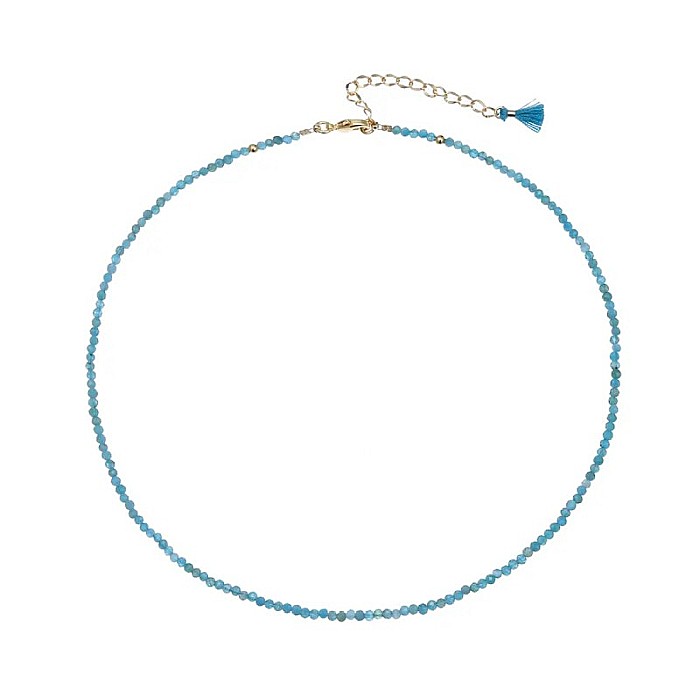 Colier choker Hetal din pietre semipretioase apatit natural [9]