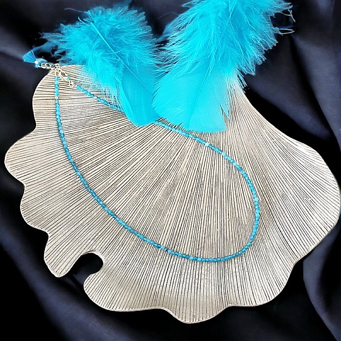 Colier choker Hetal din pietre semipretioase apatit natural [7]