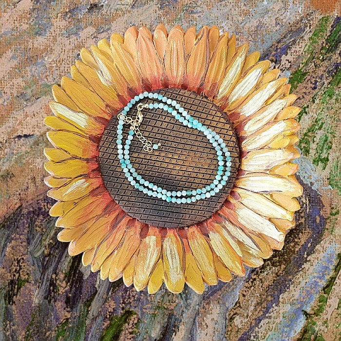 Colier choker Minis pietre semipretioase Amazonit [3]