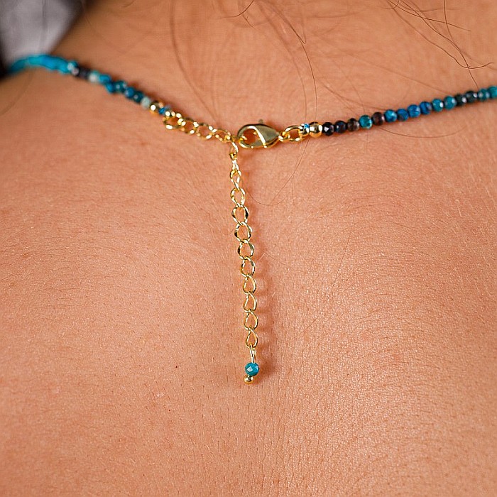 Colier choker Minis pietre semipretioase Crisocola [12]