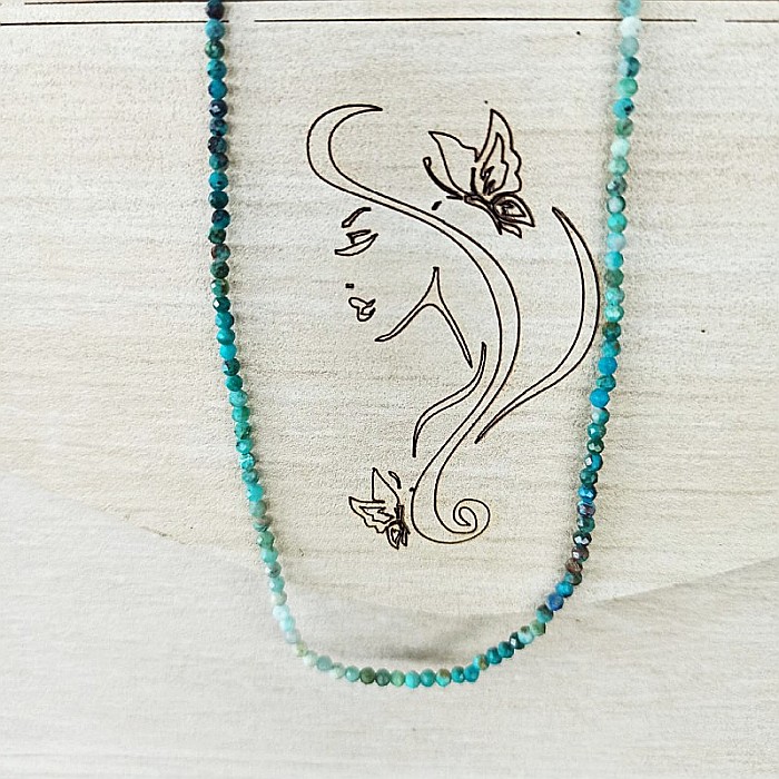 Colier choker Minis pietre semipretioase Crisocola [9]