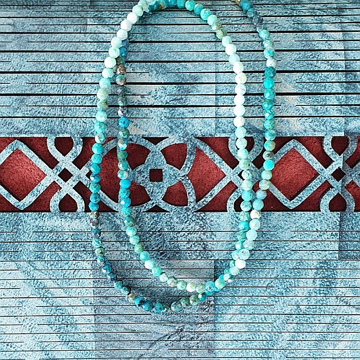 Colier choker Minis pietre semipretioase Crisocola [6]