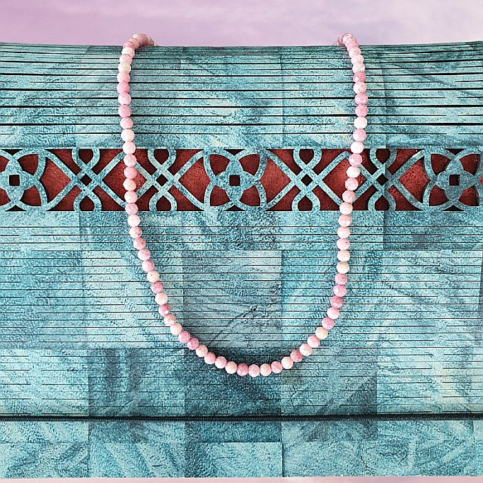 Colier choker Minis pietre semipretioase Rodonit [7]