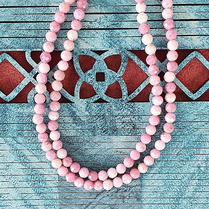 Colier choker Minis pietre semipretioase Rodonit [9]