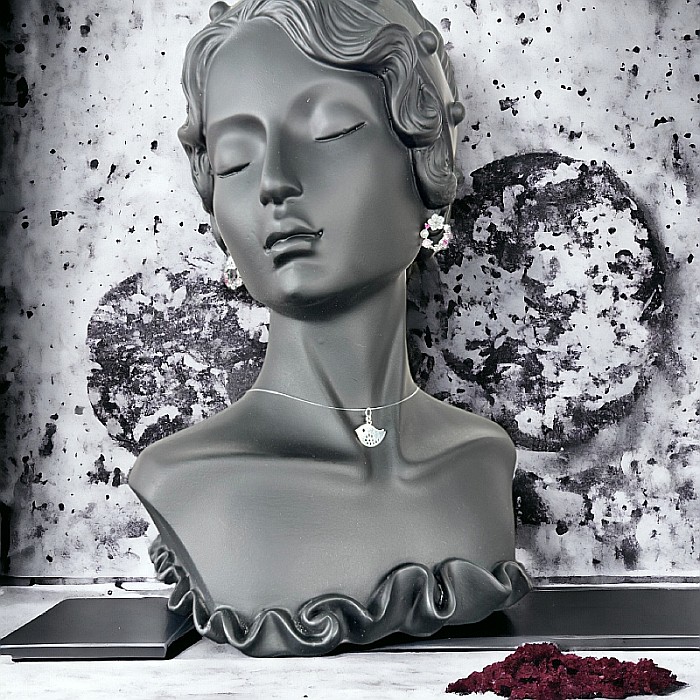 Colier fir transparent cu pandantiv pasare din argint 925 [3]