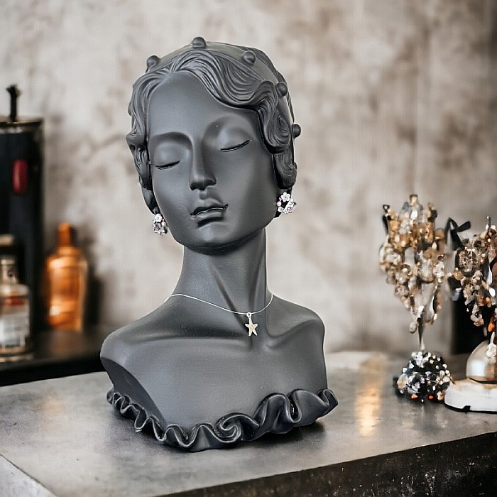 Colier fir transparent cu pandantiv stea de mare din argint 925 [3]