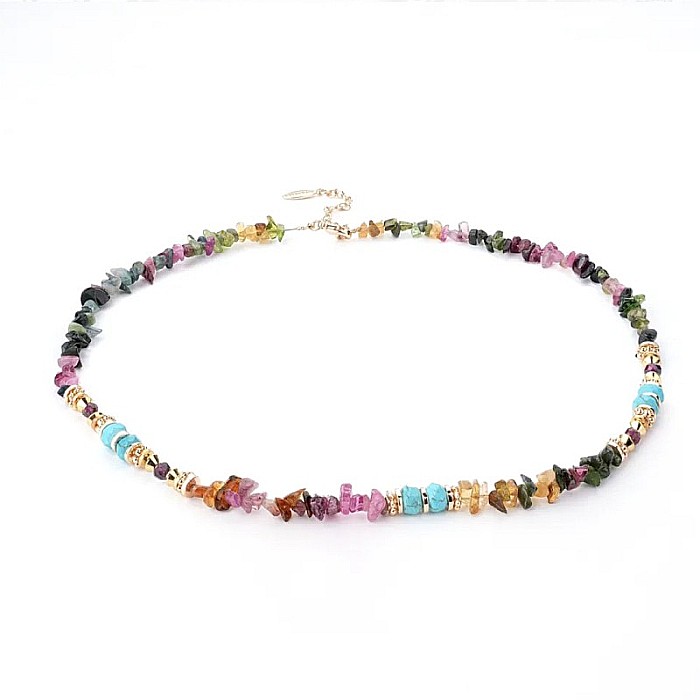 Colier Turmalina Colorata Cipsuri Anand, imbratiseaaza frumusetea naturii [6]