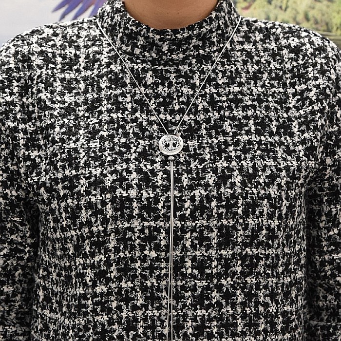 Medalion Difuzor Uleiuri Esentiale, Aromaterapie, COPACUL VIETII, cu Lant Snake din Otel Inoxidabil, 52.5 cm [6]