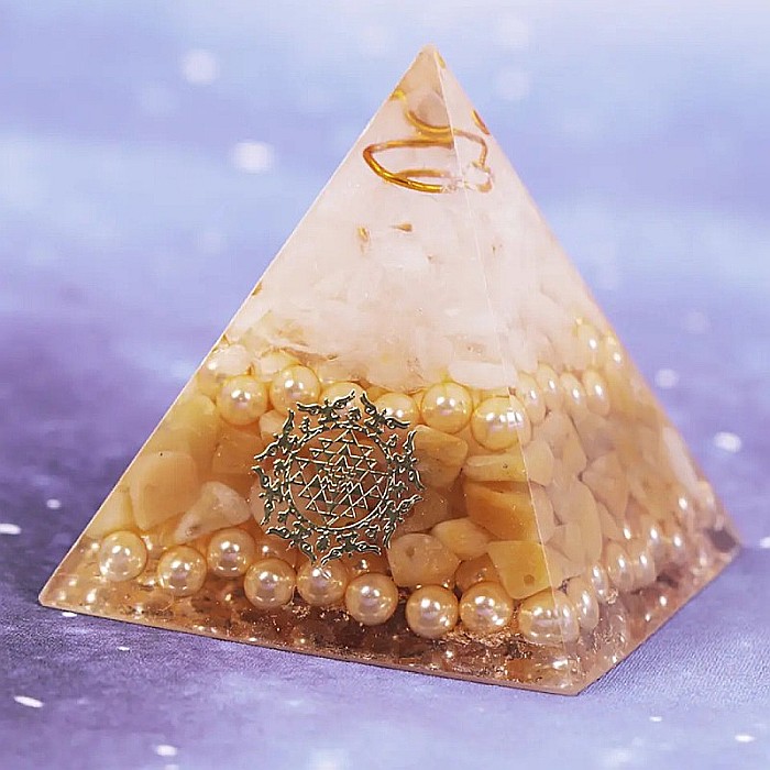 Piramida abundentei si prosperitatii pe toate planurile, Demeter, din Topaz, Perle si Cuart [5]