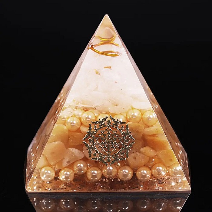 Piramida abundentei si prosperitatii pe toate planurile, Demeter, din Topaz, Perle si Cuart [4]
