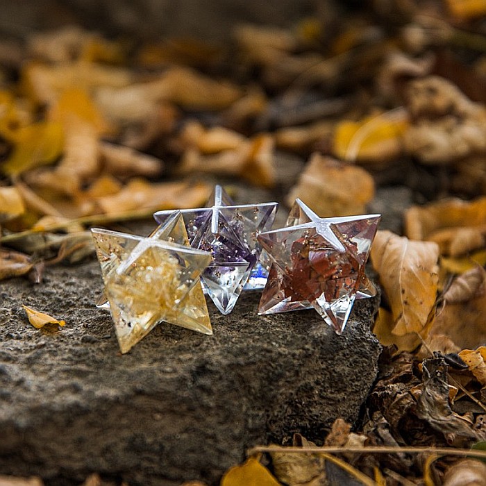 Set orgoni Merkaba 7 Chakre, dimensiune de 25mm [5]