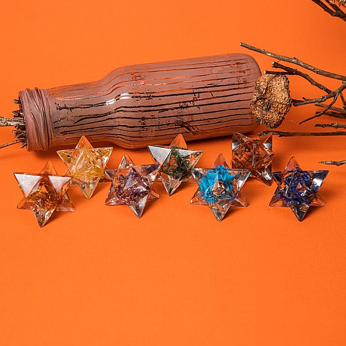 Set orgoni Merkaba 7 Chakre, dimensiune de 25mm [3]